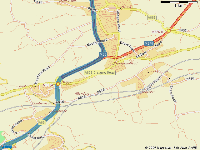 Directions map